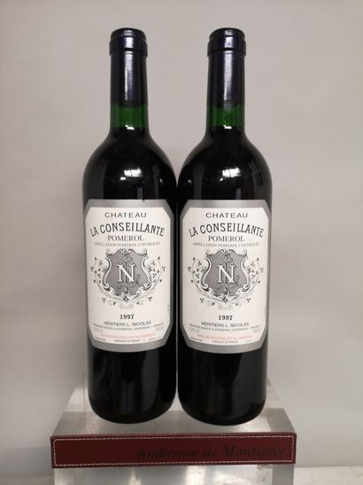 null 2 bouteilles Château LA CONSEILLANTE - Pomerol 1997