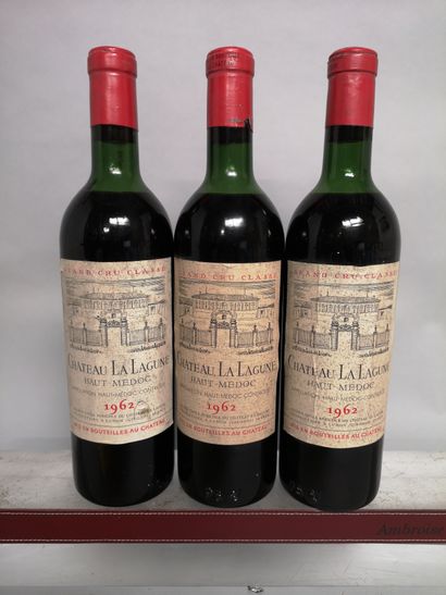 3 bouteilles Château LA LAGUNE - 3e Gcc Haut...