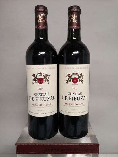 2 bouteilles Château de FIEUZAL - Grand Cru...
