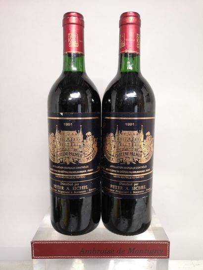 null 2 bouteilles Château PALMER - 3e Gcc Margaux 1991


Étiquettes légèrement griffées....