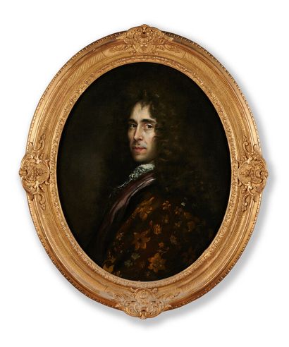 null Ecole FRANCAISE du XVIIème siècle
Portrait d'homme au manteau de fleurs
Huile...
