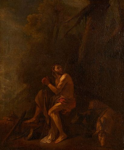 null Jean TASSEL (1608-1667)
Le fils prodigue gardant les pourceaux
Huile sur toile
72...