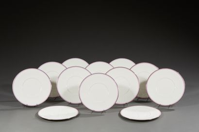 Dibbern. Twelve round dinner plates 31 cm...