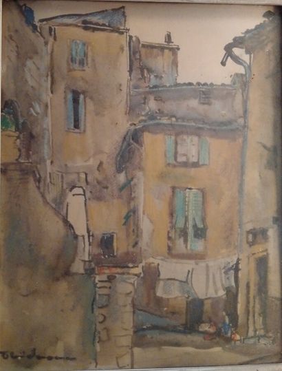null 20th century FRENCH school

Nice, the old city

Gouache and watercolor on paper

Bears...