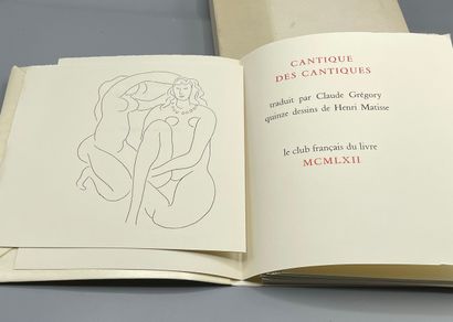 null Cantique des cantiques illustration de Matisse, CFL 1962, emboitage

Livre ...