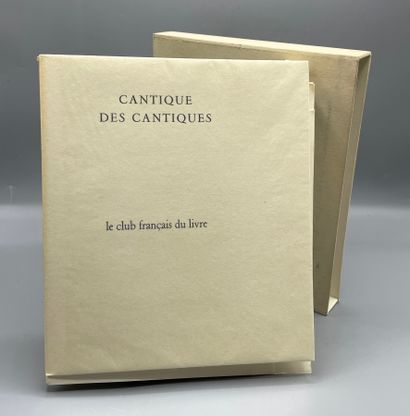 null Cantique des cantiques illustration de Matisse, CFL 1962, emboitage

Livre ...