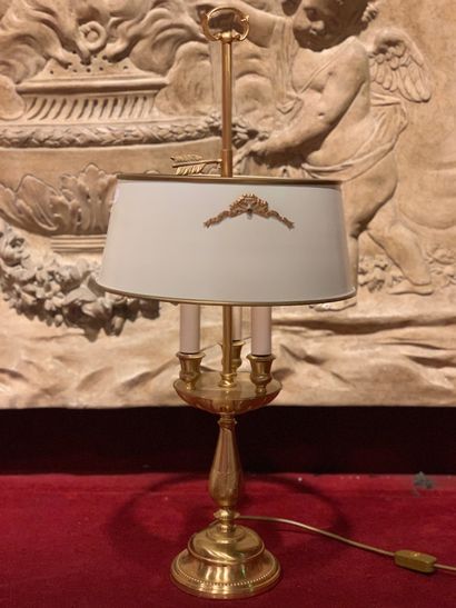null Modern lamp bouilotte in gilded metal. 

Empire style