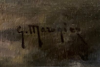 null Georges P. MARONIEZ (1865-1923) 

Le pêcheur

Huile sur toile signée en bas...