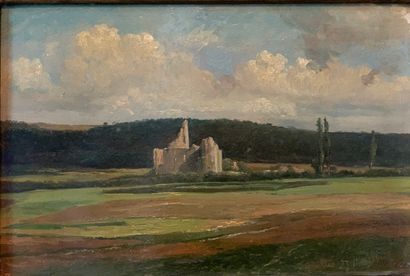 null Ecole BELGE du XIXe siècle

Ruines du château de la Fagnolles, Belgique

Huile...