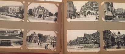 null Album of old postcards Normandy Deauville and others