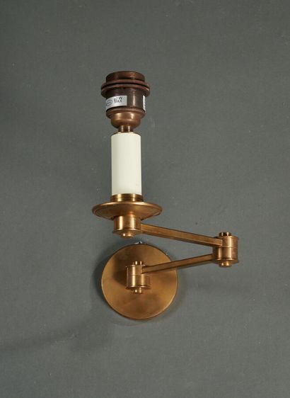 null Vaughan Design. A pair of articulated brass sconces (2). Cromer Swing Arm Wall...