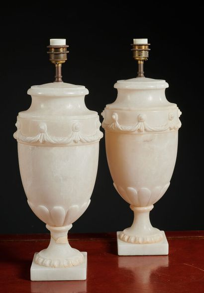 Vaughan Designs, Trento urn table lamps....