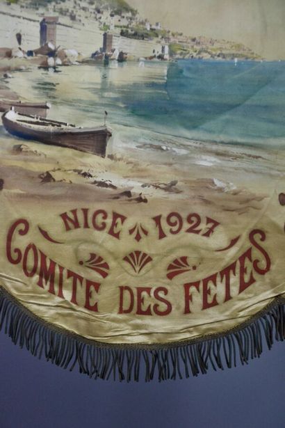 null CARNAVAL DE NICE - Bannière trophée du Grand Veglione de 1927
Le modèle est...