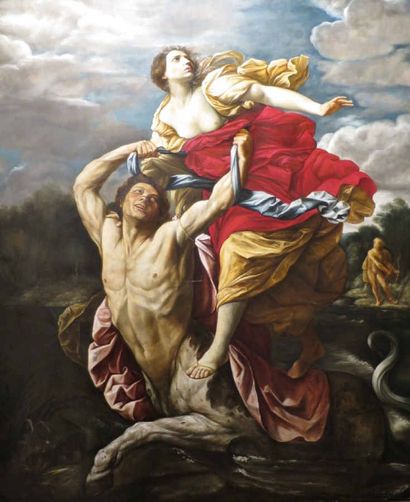 null D'après Guido RENI (1575-1642)
L'enlèvement de Déjanire par le centaure Nexus
Huile...