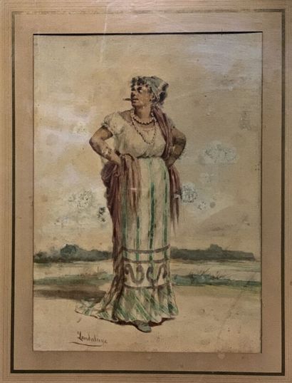 Víctor Patricio LANDALUZE (1828-1889)
Woman...