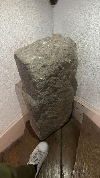 null Figure en pierre reconstituée 
Fiche initiale modifiée 
Hauteur : 75 cm - Largeur...