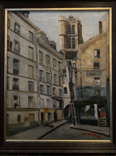 Jules JAMBERS (XXeme siècle)
Rue de Paris
Huile...