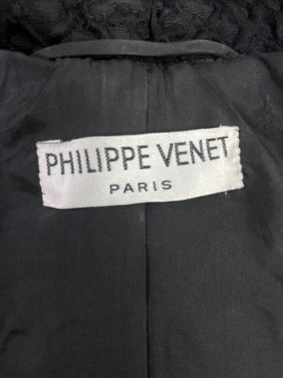 null PHILIPPE VENET Paris Ensemble robe en soie cloquée Milieu des années 60

L'ensemble...
