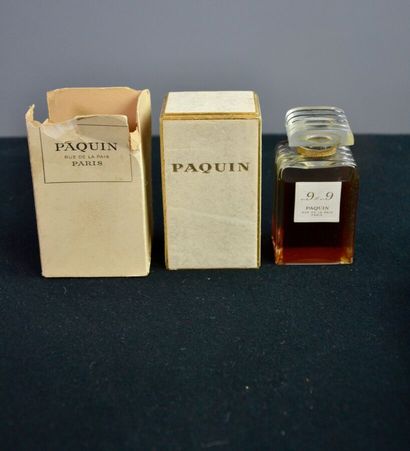 null PAQUIN Parfumerie - Important lot de flacons et boites des années 50 dont :

-Coffret...