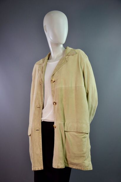 null ROBERTO VERINO - Veste femme en cuir "suede" - Fin des années 80 T 42 

Le modèle...