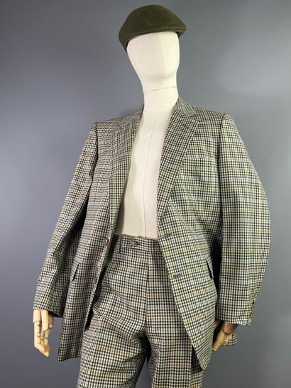 null BURBERRYS homme Costume en laine vierge motif carreaux Vers 1980 Taille L 

L'ensemble...