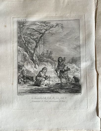 null CHAPPE D'AUTEROCHE (Jean-Baptiste). Voyage en Sibérie. Paris Debure, 1768; 1...