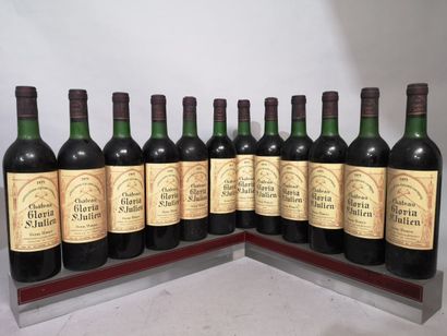 12 bouteilles Château GLORIA - Saint Julien...