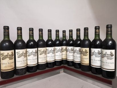 12 bouteilles Château BEAUMONT - Haut Médoc...