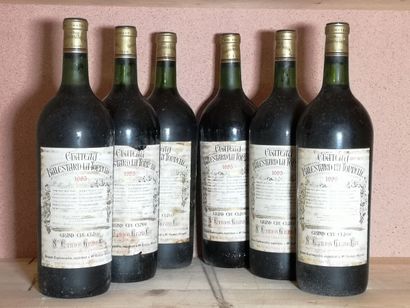 6 magnums Château BALESTARD LA TONNELLE -...