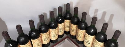 null 12 bouteilles Château GLORIA - Saint Julien 1975 Étiquettes légèrement tachées....