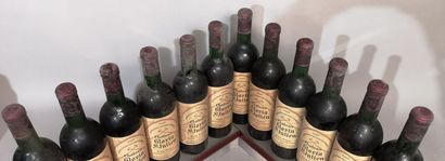 null 12 bottles Château GLORIA - Saint Julien 1969 Slightly stained and damaged labels....
