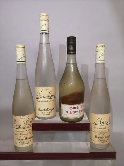 4 bottles of EAUX de VIE DIVERS Années 70'...