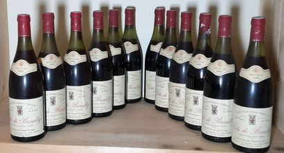 12 bottles Côtes de BROUILLY - Pierre Ferraud...