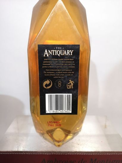 null 1 bottle 70cl SCOTCH WHISKY The ANTIQUARY "Superior Deluxe" 12 years old