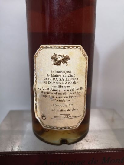 null 1 bottle 70cl BAS ARMAGNAC - LAUBADE 1979 Label slightly stained. Bottled in...