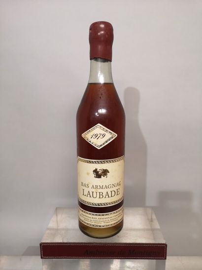 1 bottle 70cl BAS ARMAGNAC - LAUBADE 1979...