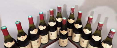 null 12 bottles BEAUJOLAIS DIVERS 1982 - Pierre FERRAUD) 7 FLEURIE, 4 SAINT AMOUR...