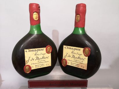 2 bottles 70cl ARMAGAC Hors d'âge - J. de...