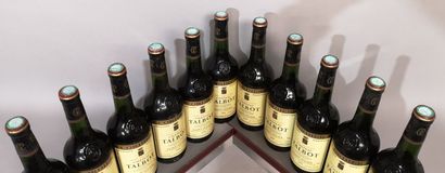 null 11 bouteilles Château TALBOT - 4ème Gcc Saint Julien 1976 Cartonnage d'origine.4...