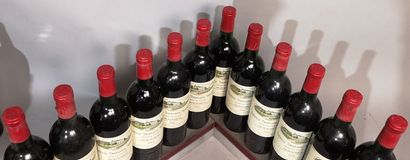 null 12 bouteilles Château TROPLONG MONDOT - 1er Gcc Saint Emilion 1986 En caisse...