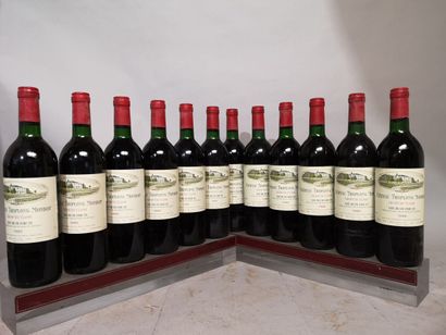 null 12 bouteilles Château TROPLONG MONDOT - 1er Gcc Saint Emilion MILLESIME 1986...