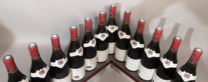 null 12 bouteilles VOSNE ROMANEE "Les Beaumonts" - Joseph DROUHIN 1985 1 niveau à...