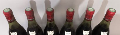 null 6 bouteilles BONNES MARES Grand Cru - Louis JADOT 1969 Étiquettes légèrement...