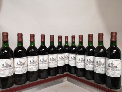 null 12 bouteilles Château BEYCHEVELLE - 4ème Gcc Saint Julien 1985 En caisse bois.4...