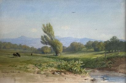 Jean Achille BENOUVILLE (1875 - 1891)
Paysage...