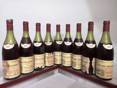 9 bouteilles BOURGOGNE PASSETOUTGRAIN - Henri...