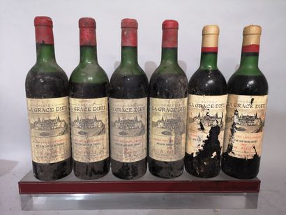 6 bouteilles Château LA GRACE DIEU - Saint...