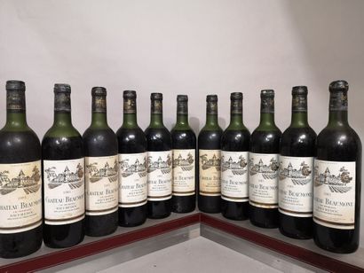 11 bouteilles Château BEAUMONT - Haut Médoc...