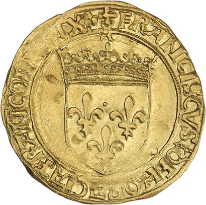 FRANÇOIS Ier (1515-1547)
Écu d'or au soleil,...