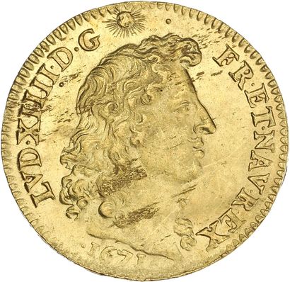 LOUIS XIV (1643-1715)
Louis d'or à la tête...